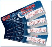 Dartstore Gutschein - 50 