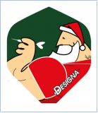 Dart Flights Christmas Santa