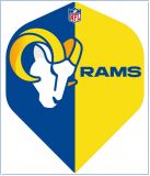 NFL Dart Flights Los Angeles Rams