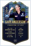 Ultimate Darts Card Gary Anderson