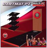 BULL'S Dart Mat, Puzzle Matte, Schaumstoff, inkl. Oche, 2,37 Met