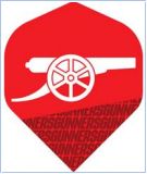 Arsenal FC Dartflights The Gunners Red