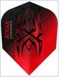 Harrows Atrax Dart Flights No6 Red