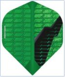 Perfect Darts Flights No2 Green Grenade - Green & Black