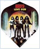 Kiss Dart Flights No2 Love Gun Fast Shipping.