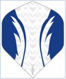 Archers X 100 Micron Pro Flights White Blue