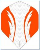 Archers X 100 Micron Pro Flights White Orange