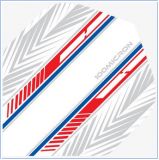 Racing White Red Blue No2 Standard Flights