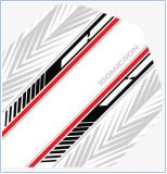 Racing White Black Red No2 Standard Flights