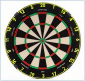Precise 180 Endorphine Steeldartboard mit Nummernring