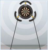 Winmau Dartboardst�nder Vertex Dartscheibe St�nder