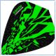 Harrows Rapide X Kite Black-Green