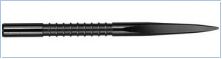Target Fire Edge Point Black Nickel Grooved
