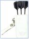 Bull's Caddy Leder Darttasche Steeldart Wei