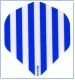 Designa Stripes Flight Blue & White