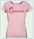 Ladies Shirt Queen of Darts Cotton Pink
