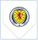 Scotland Football Dart Flights White