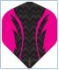 Archers X 100 Micron Pro Flights Black Pink
